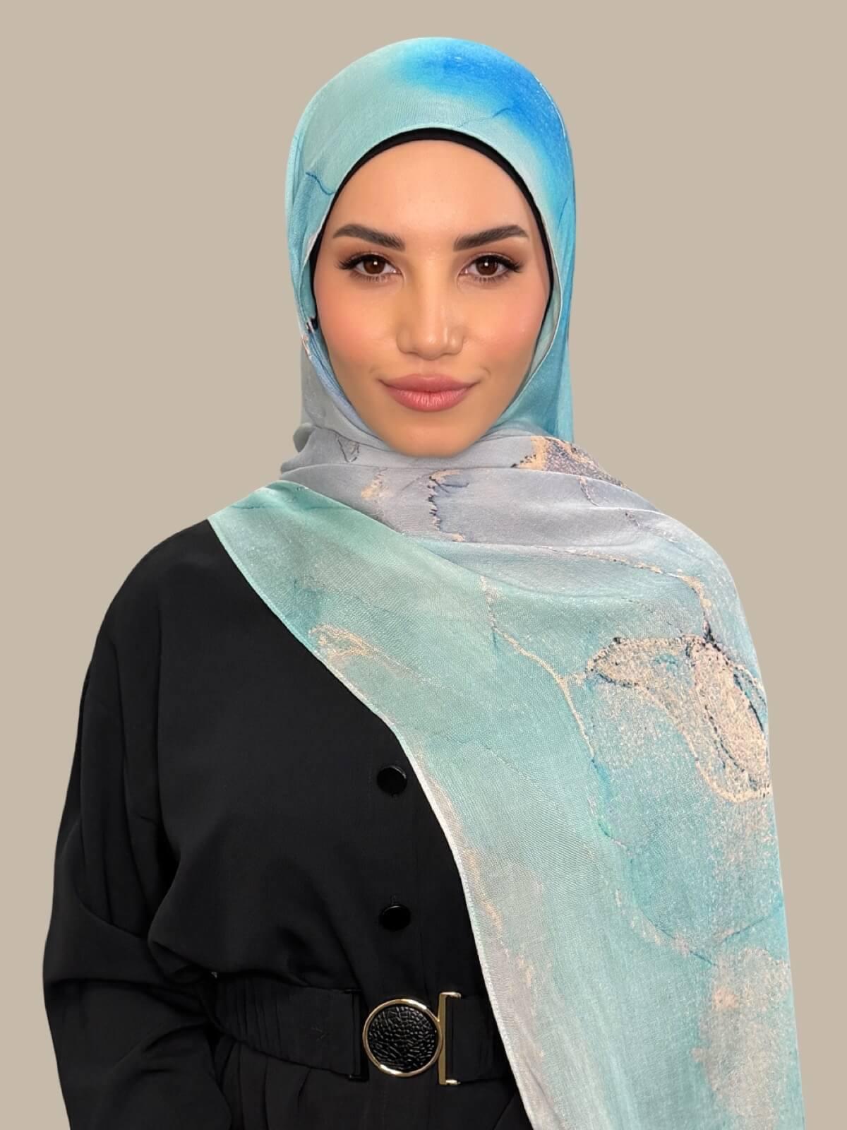Print Modal Hijab-Amalfi Blue