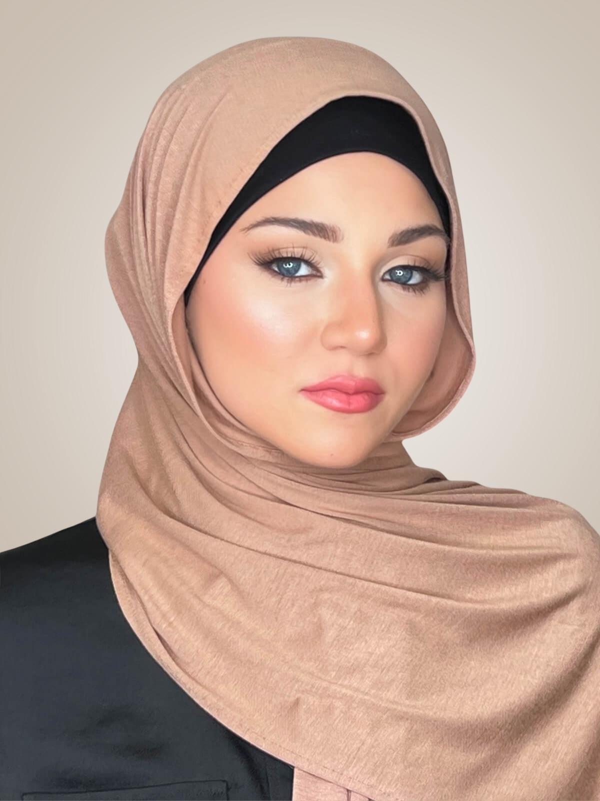 Classic Jersey Hijab-Coffee