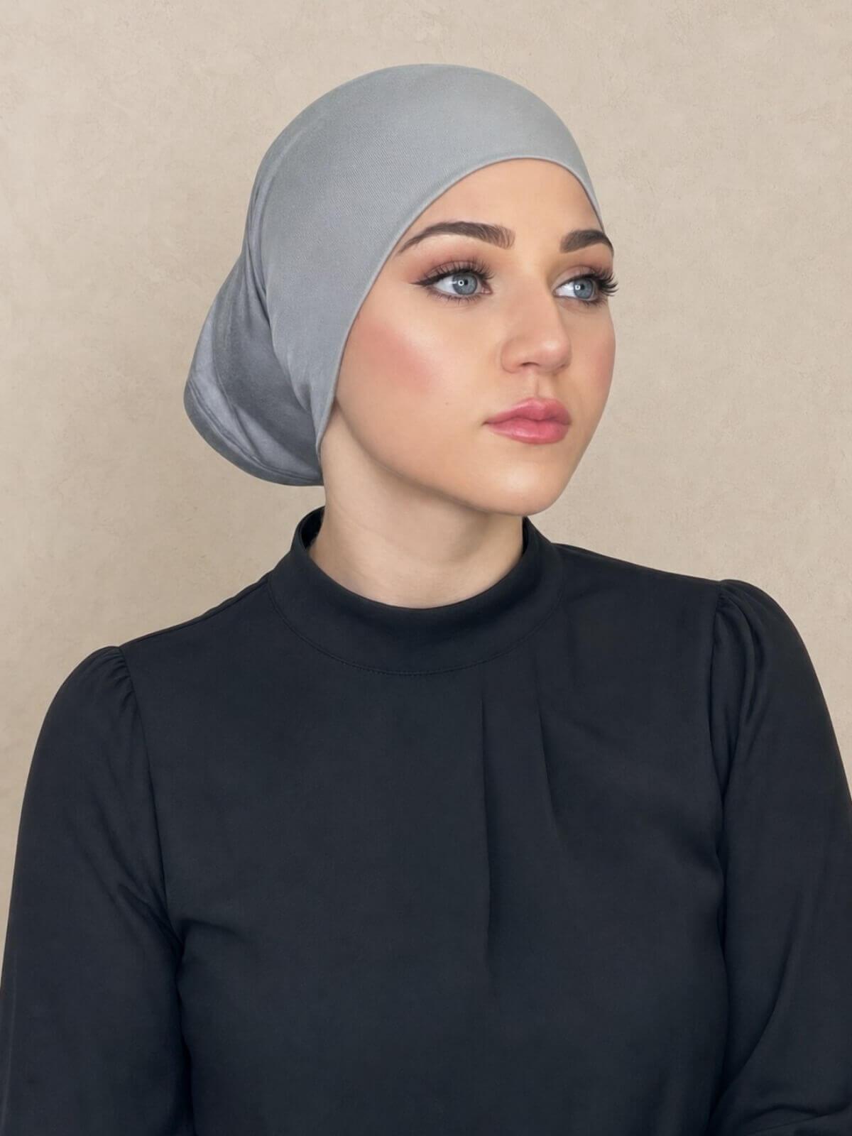Premium Jersey Under scarf-Chic Grey