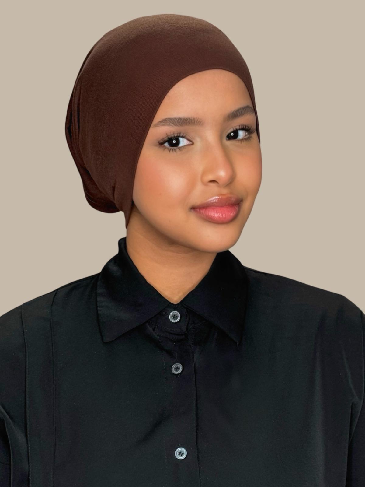 Premium Cotton Underscarf-Umber