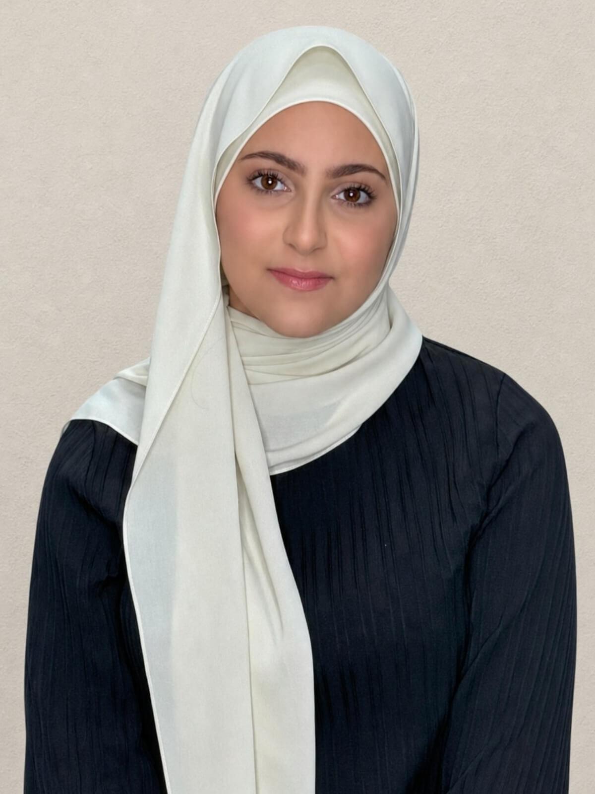 Modish Girl Matching Chiffon Hijab Set-Royal Beige