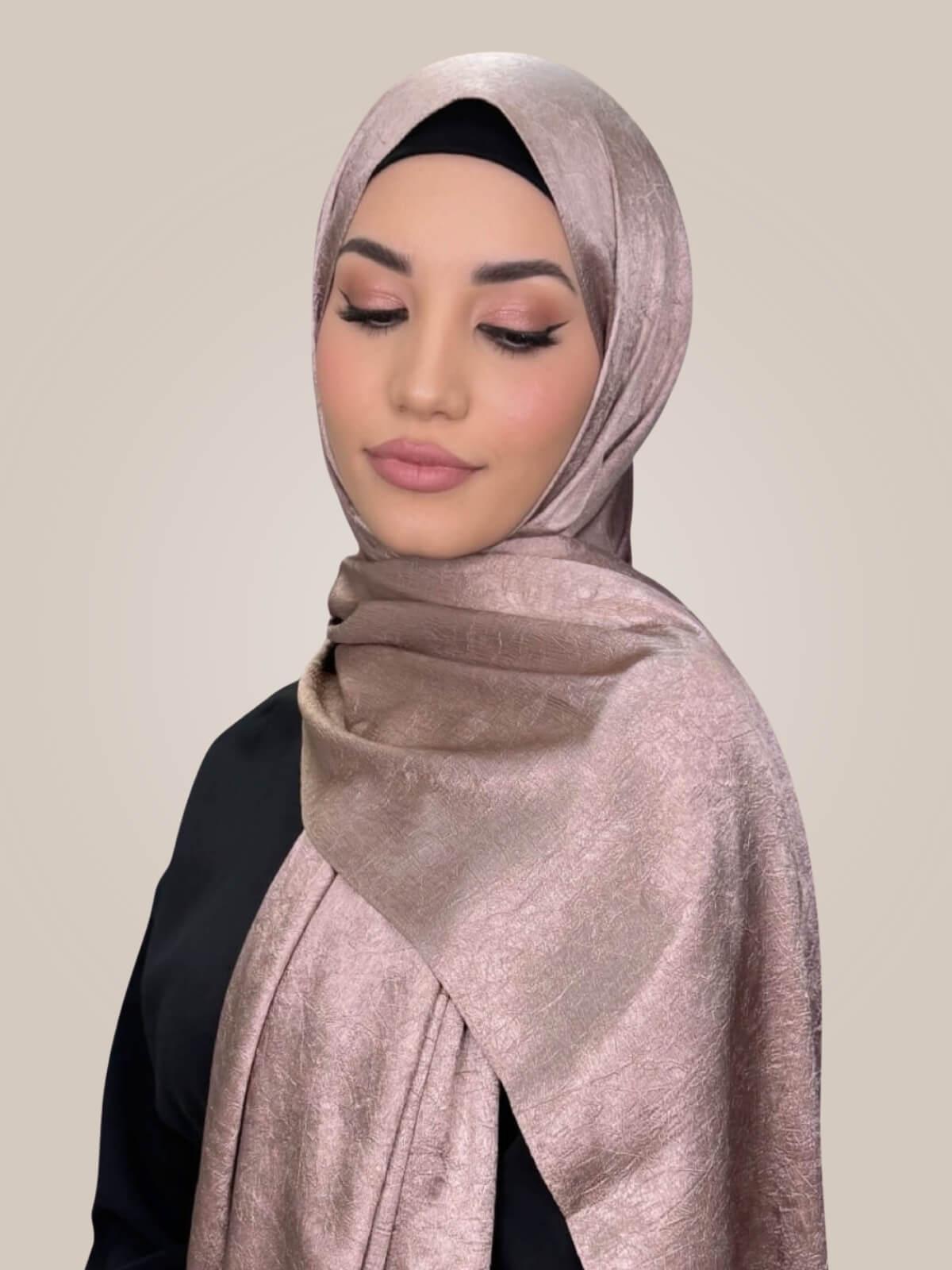 Classic Satin Hijab-Dusty Pink
