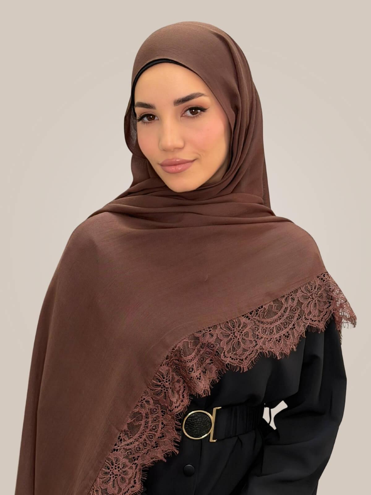 Lace Cotton Modal Hijab-Keepsake