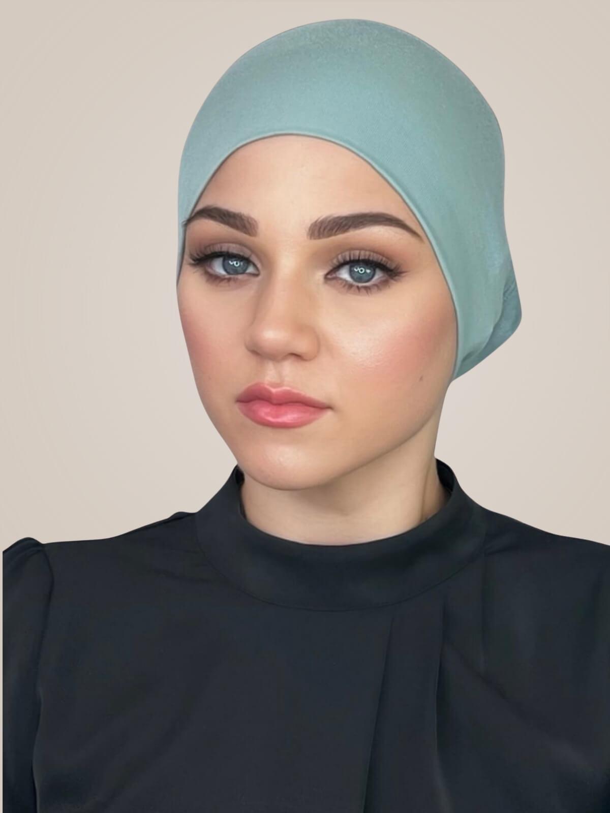 Premium Jersey UnderScarf-Pale Cyan