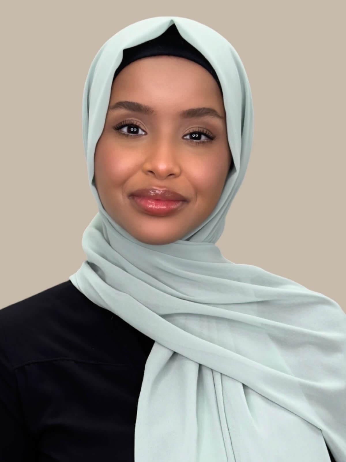 Luxury Chiffon Hijab-Bayleaf