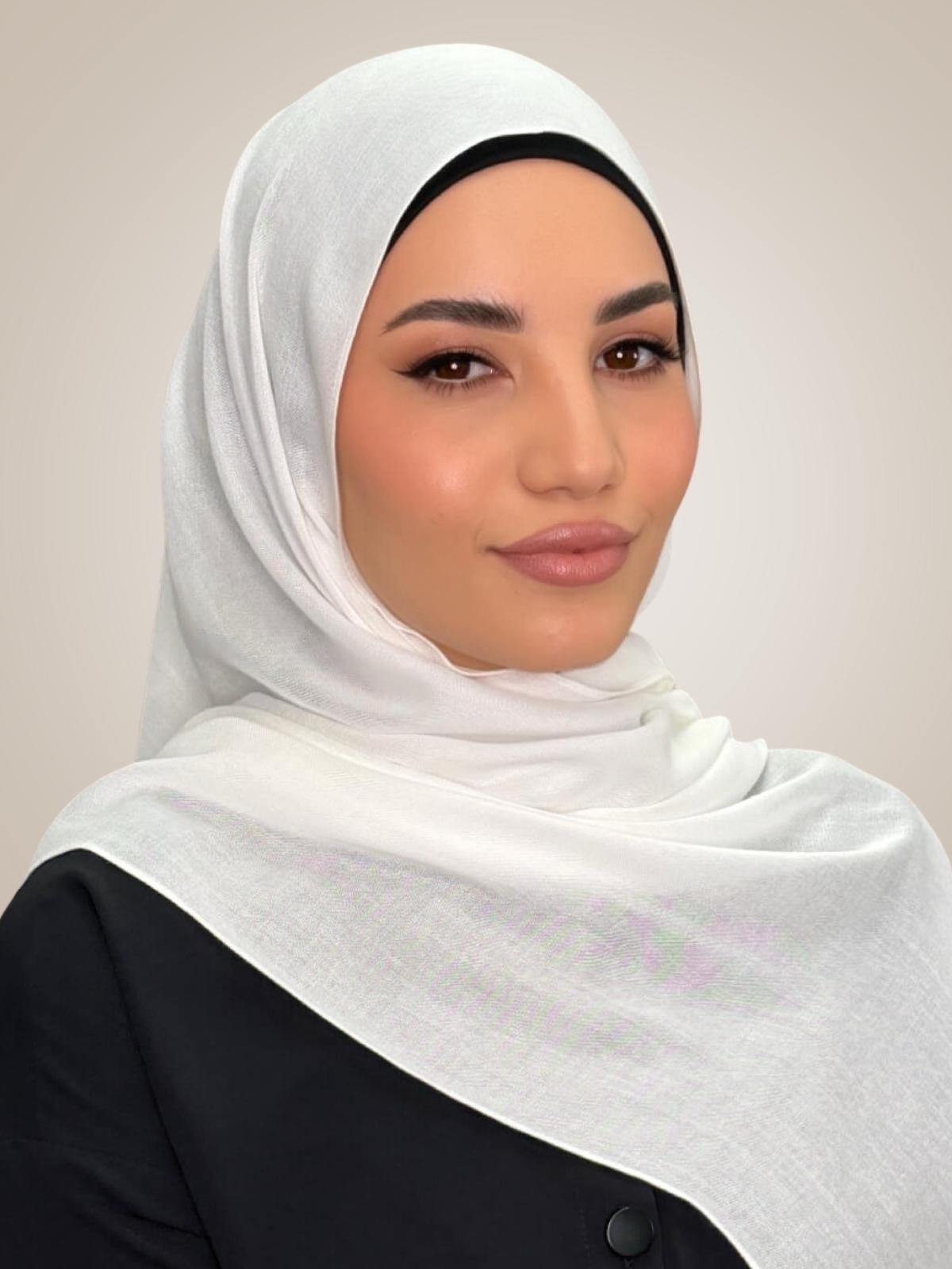 Cotton Modal Hijab-Porcelain