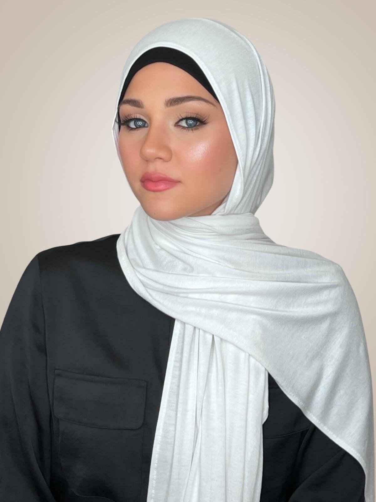 Classic Jersey Hijab-White