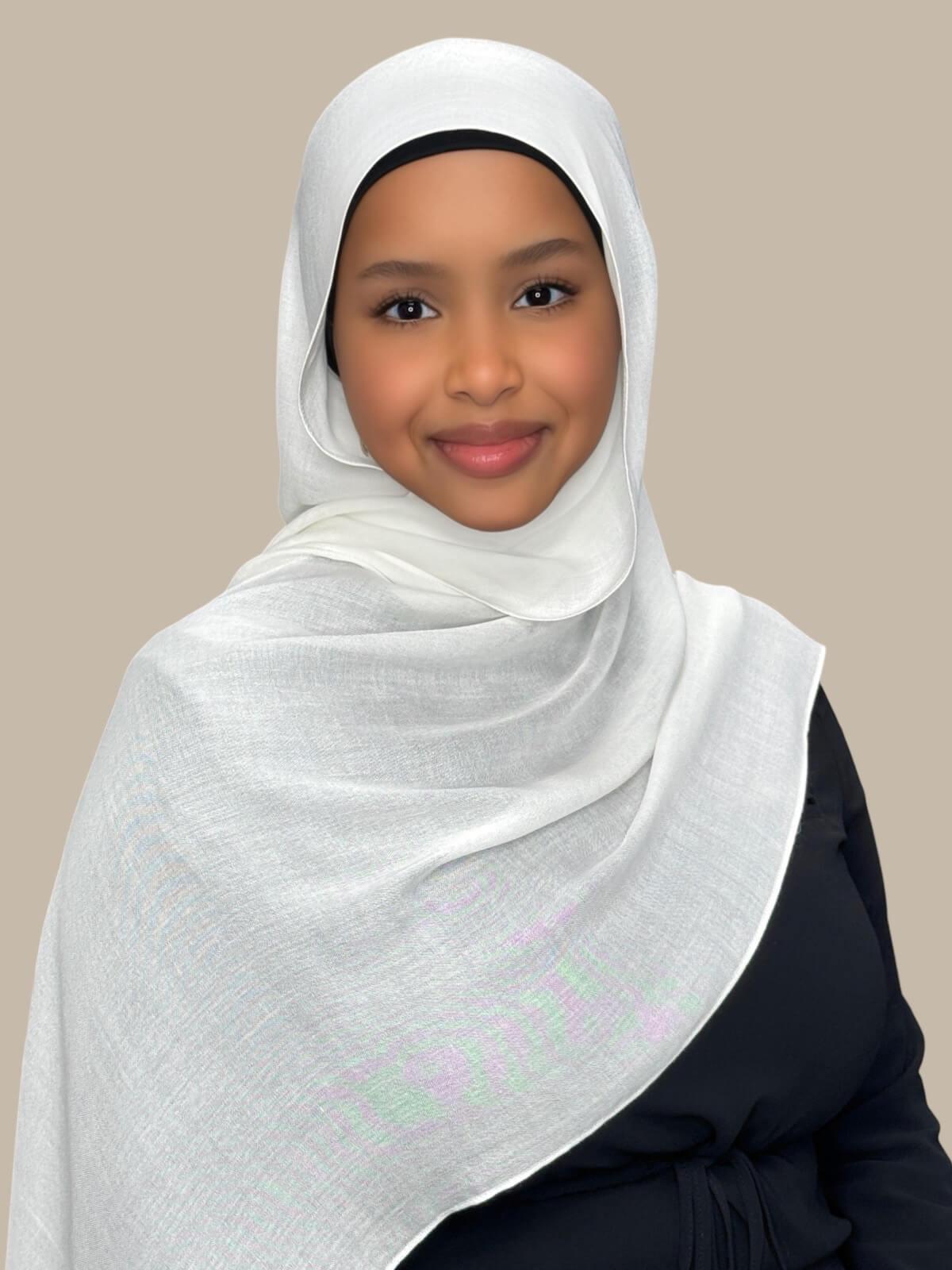 Cotton Modal Hijab-Porcelain