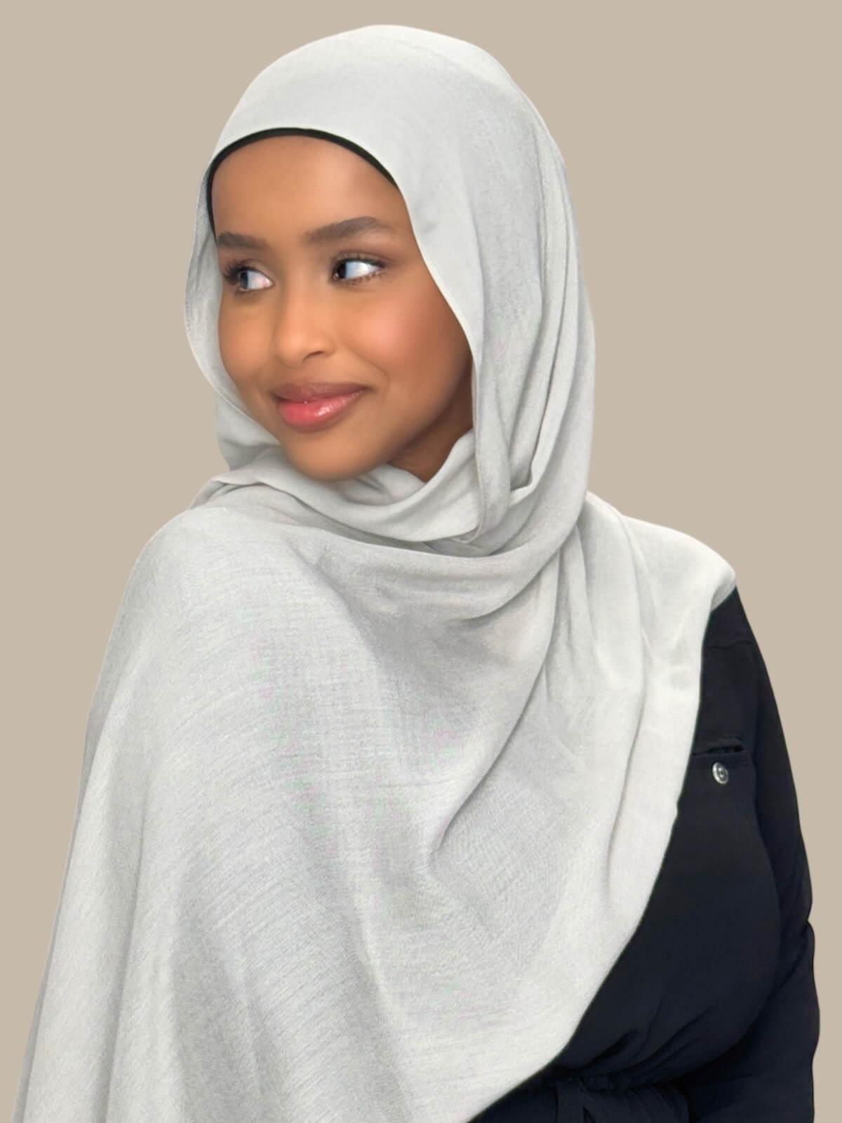 Cotton Modal Hijab-Pearl River