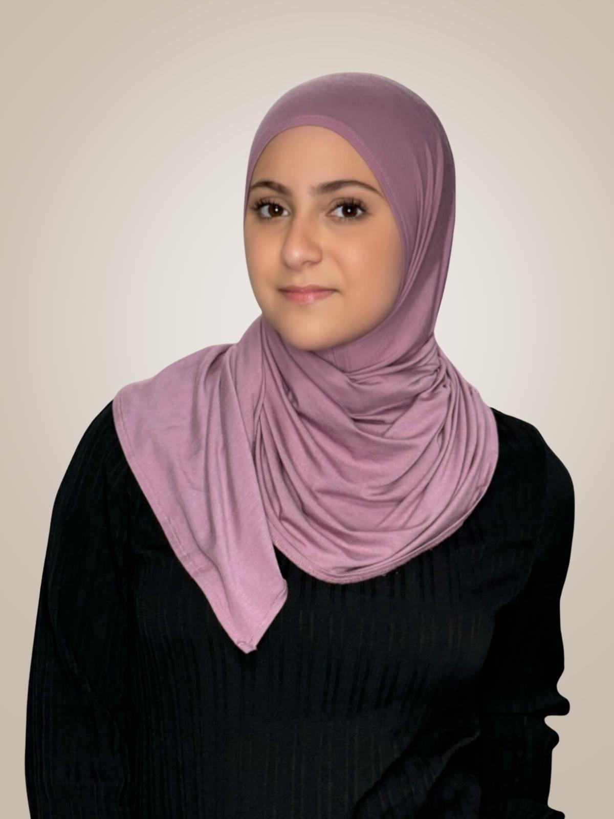 Modish Girl Pre-Sewn jersey hijab-Khaki Rose