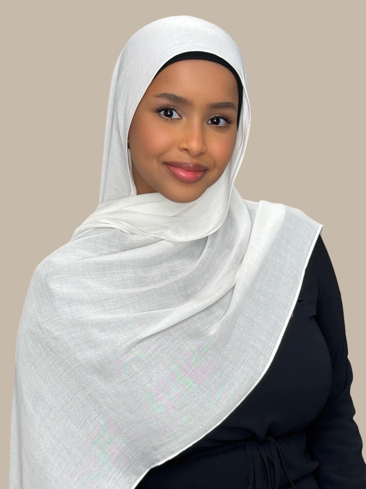 Cotton Modal Hijab-Porcelain