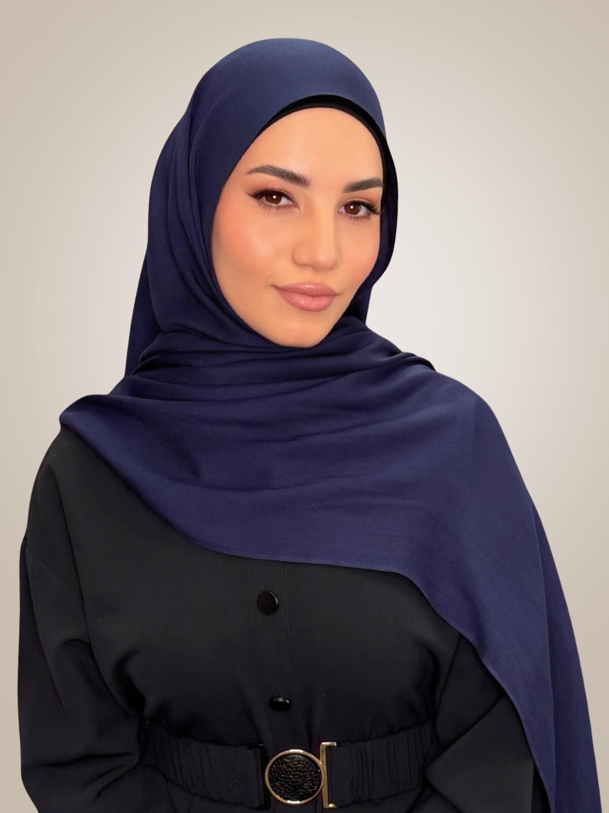 Cotton Modal Hijab-Sea Storm