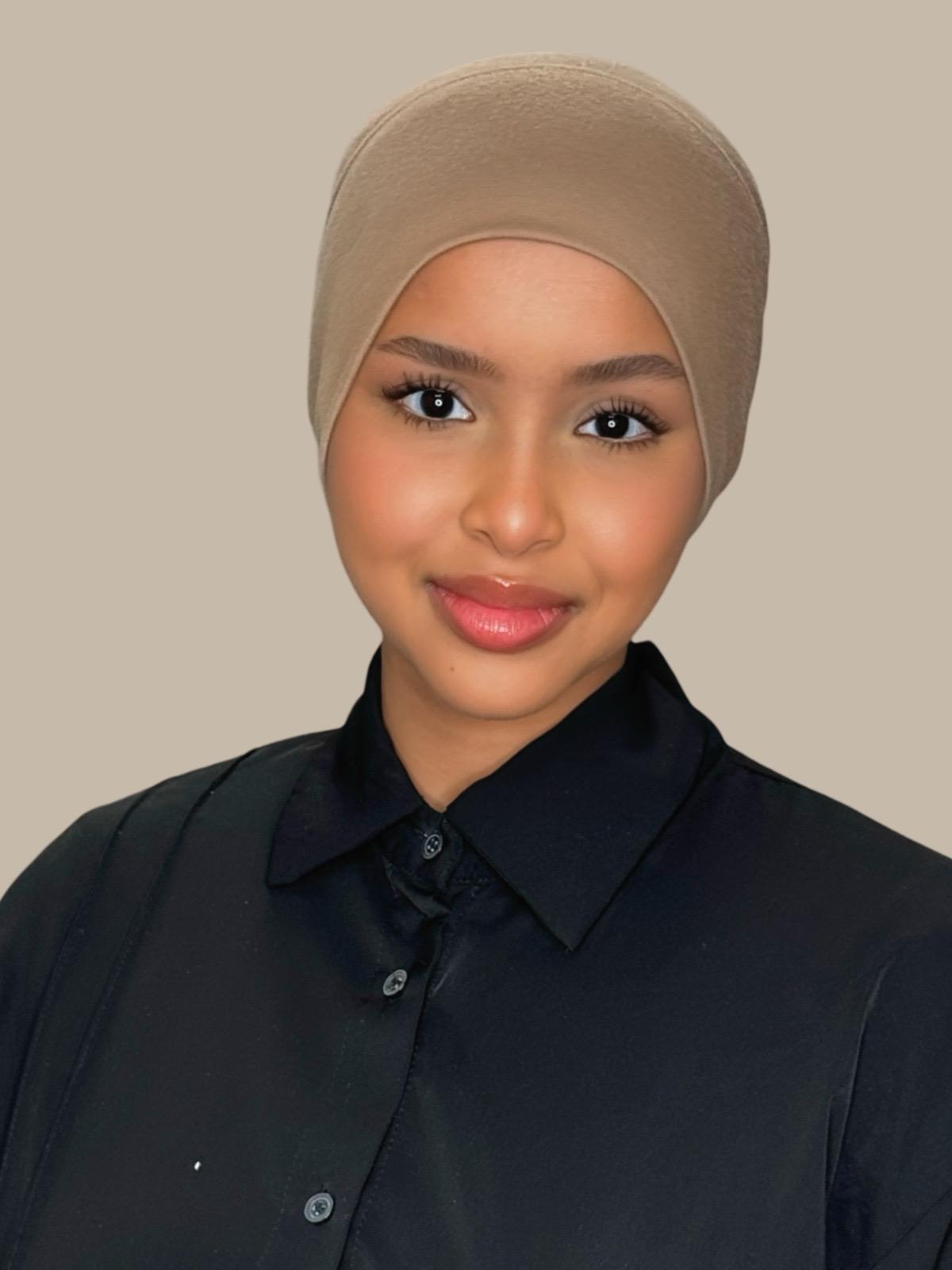 Premium Cotton Underscarf-Coffee