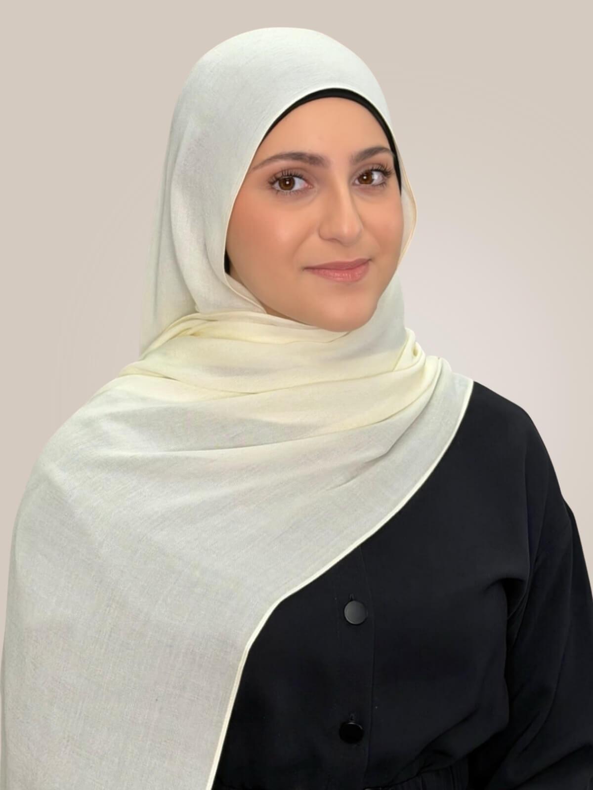 Modish Girl Cotton Modal Hijab-Lace