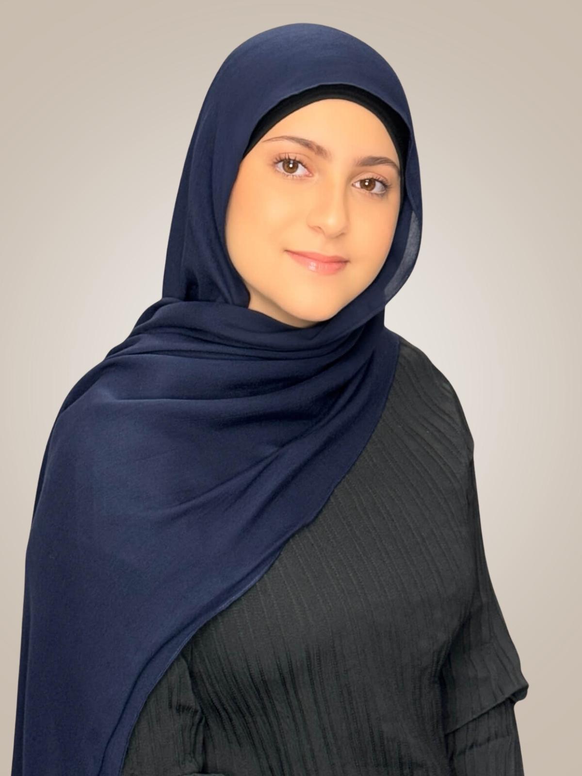 Modish Girl Cotton Modal Hijab-Sea Storm