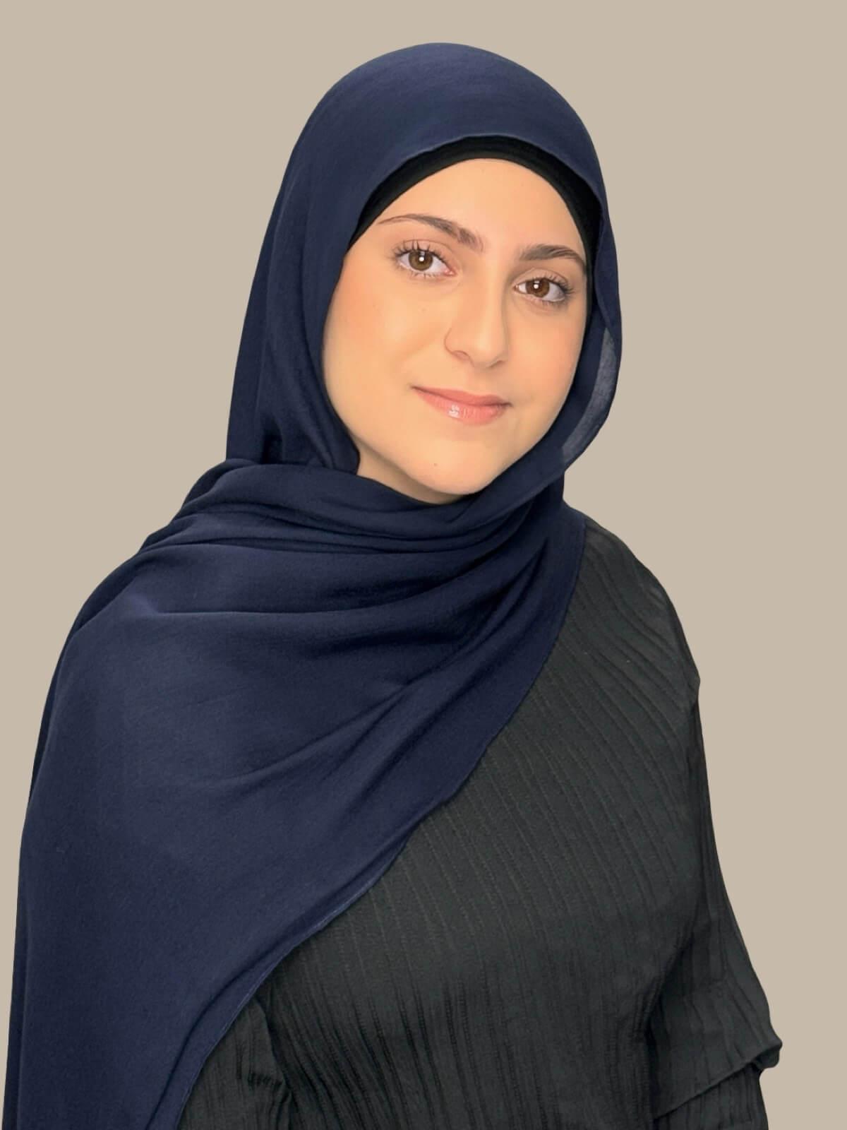 Modish Girl Cotton Modal Hijab-Sea Storm