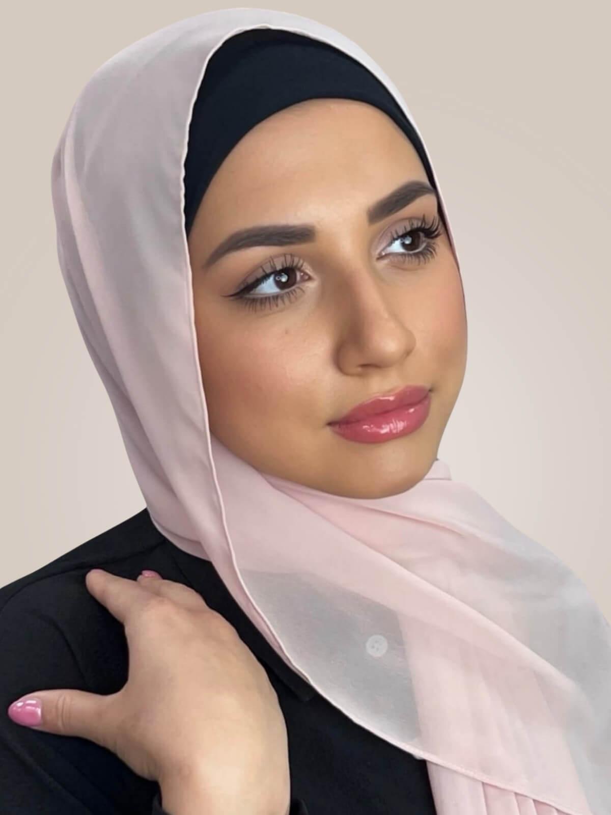 Luxury Chiffon Hijab-Pearl