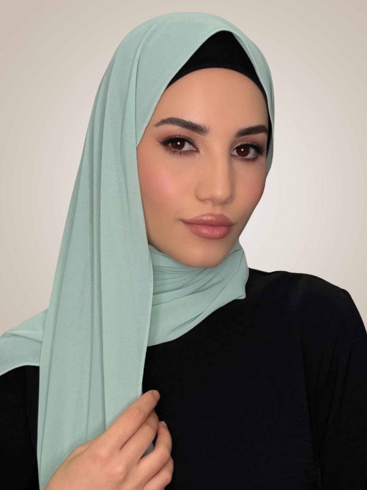 Classic Chiffon Hijab-Teal