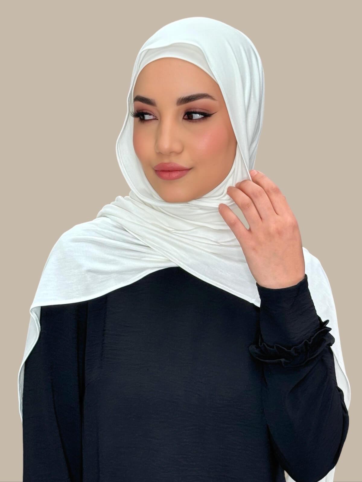 Premium Jersey Hijab-Off White