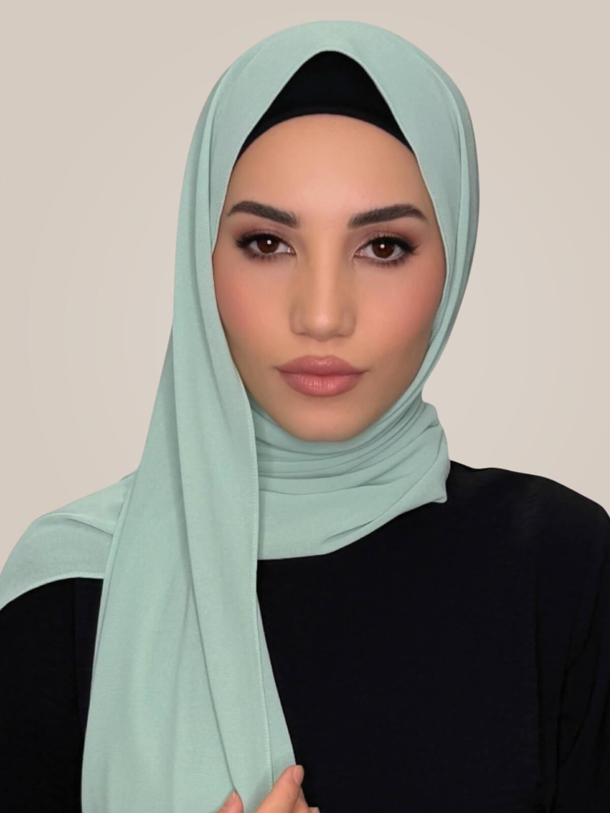 Classic Chiffon Hijab-Teal