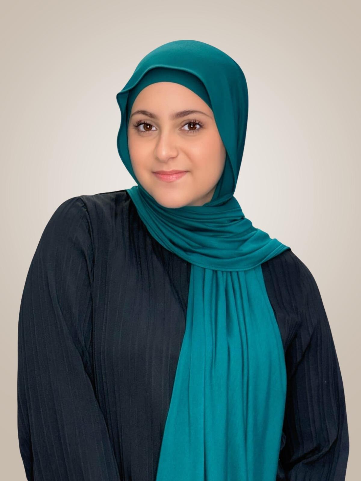 Modish Girl Premium Jersey Hijab-Pine Green