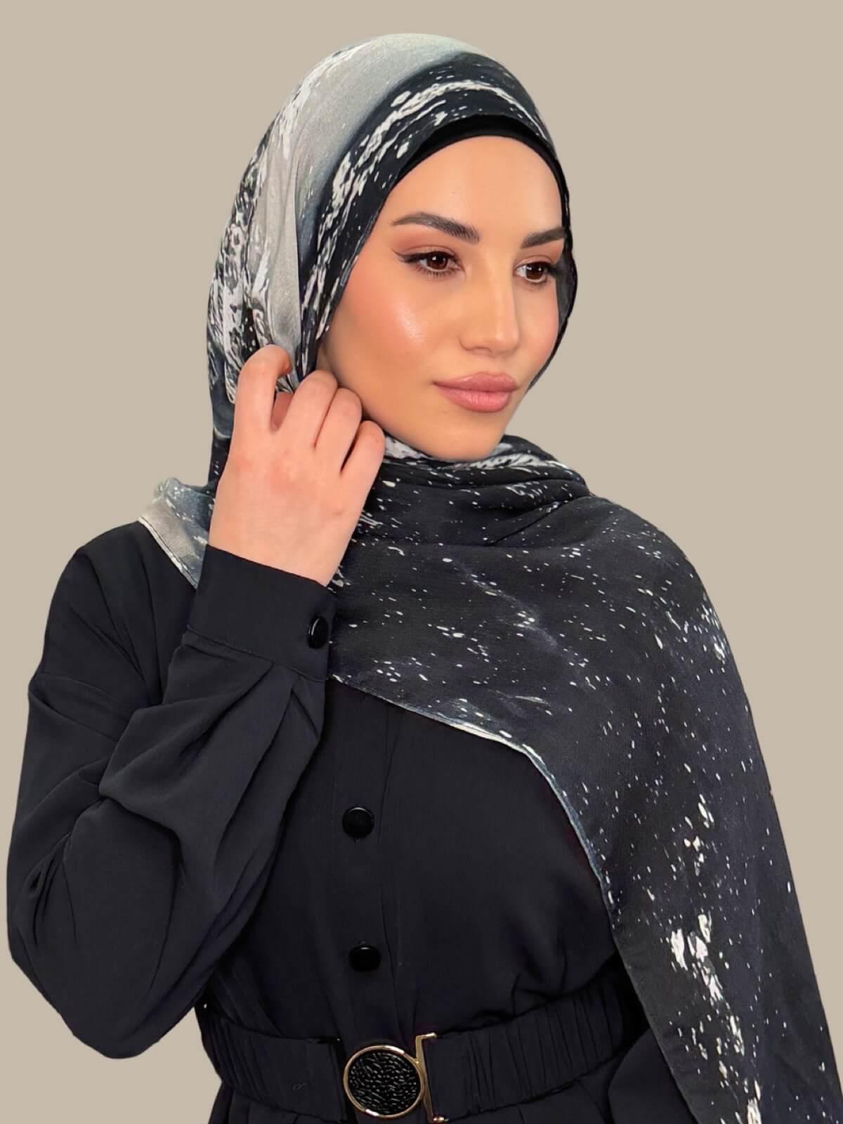 Print Modal Hijab-Milan Noir