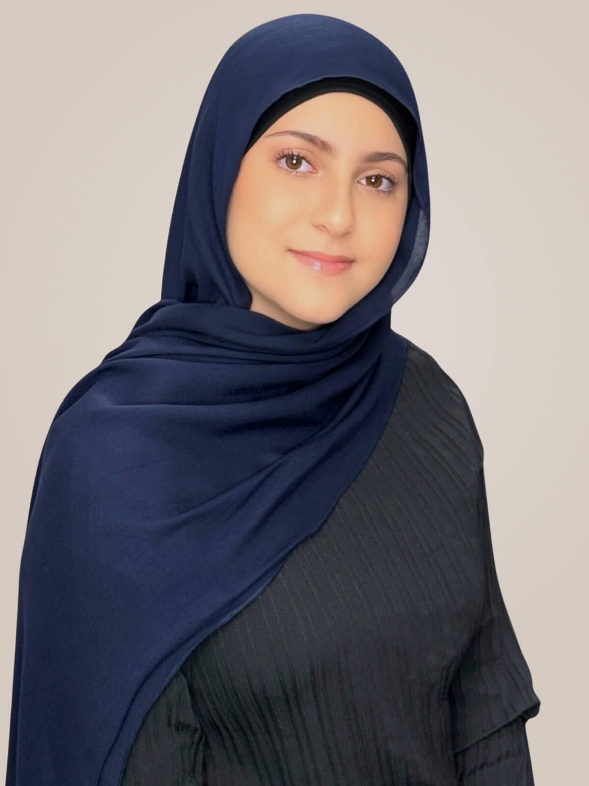 Modish Girl Cotton Modal Hijab-Sea Storm