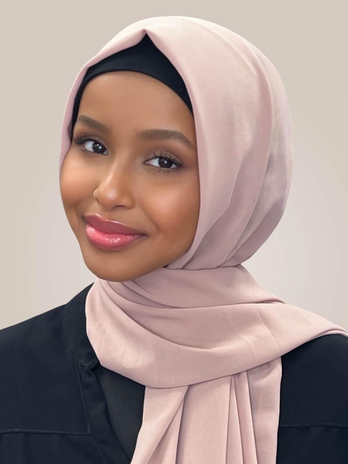 Classic Chiffon Hijab-Blush