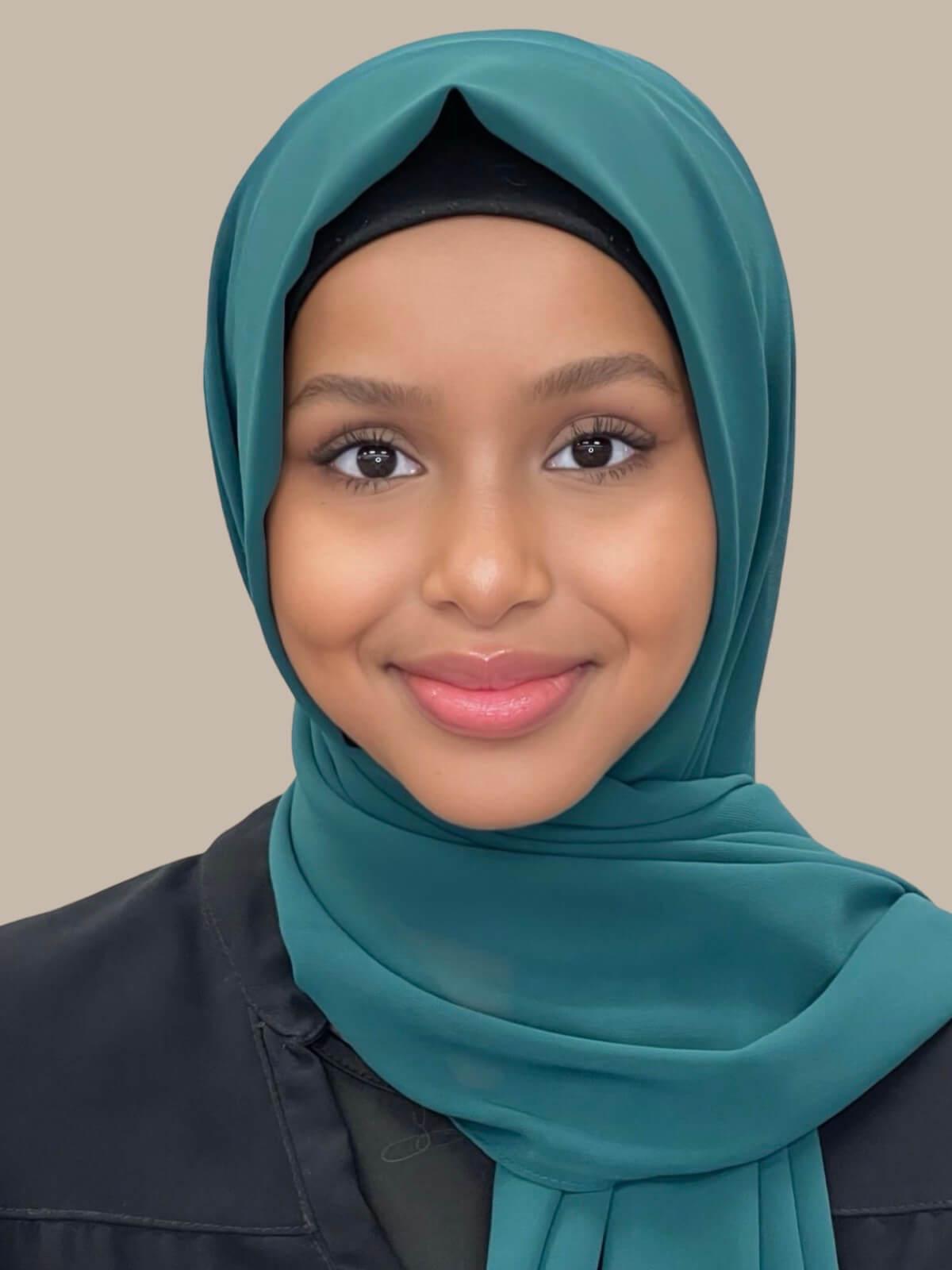 Luxury Chiffon Hijab-Ponderosa Pine