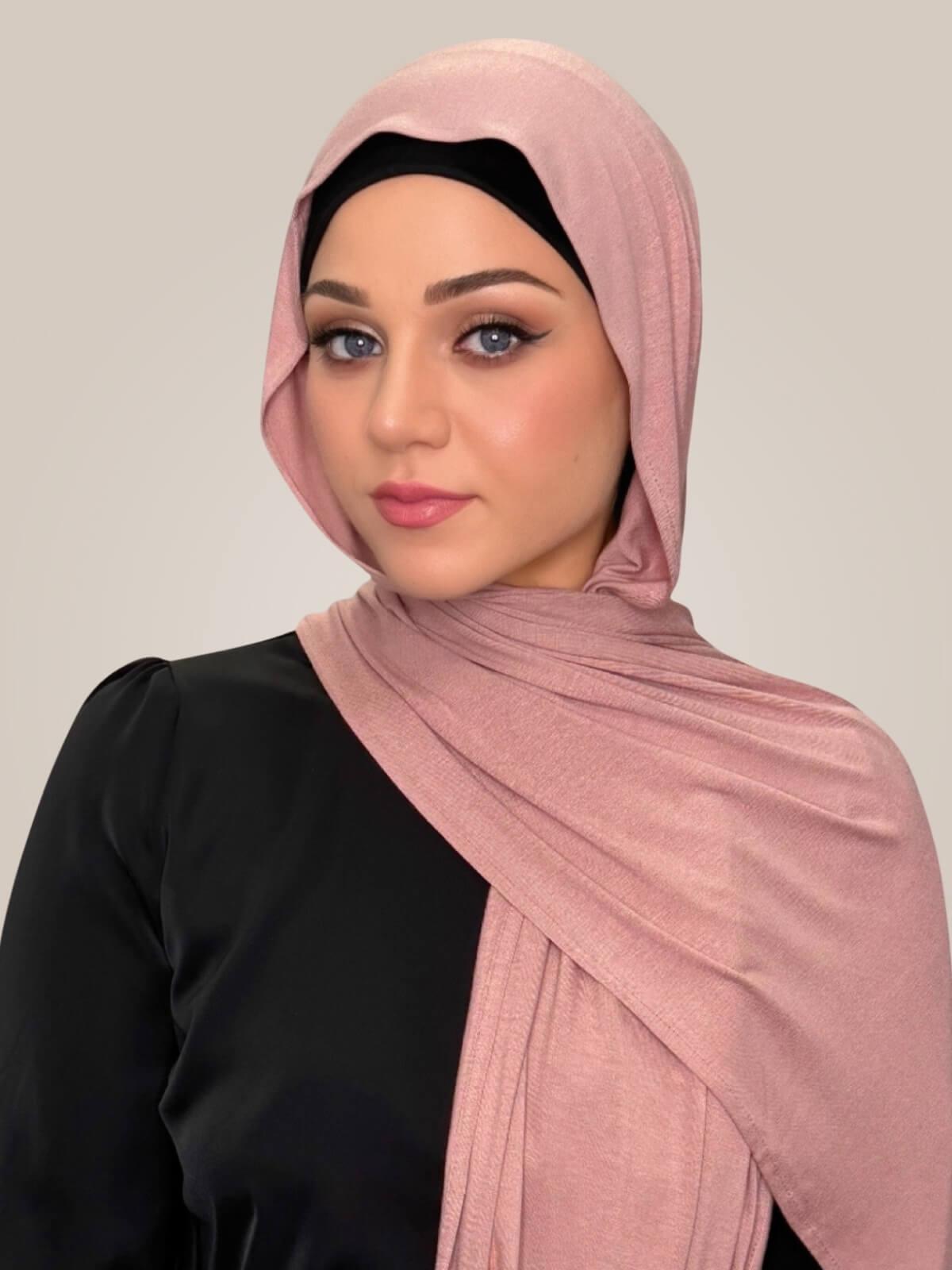 Classic Jersey Hijab-Rosin
