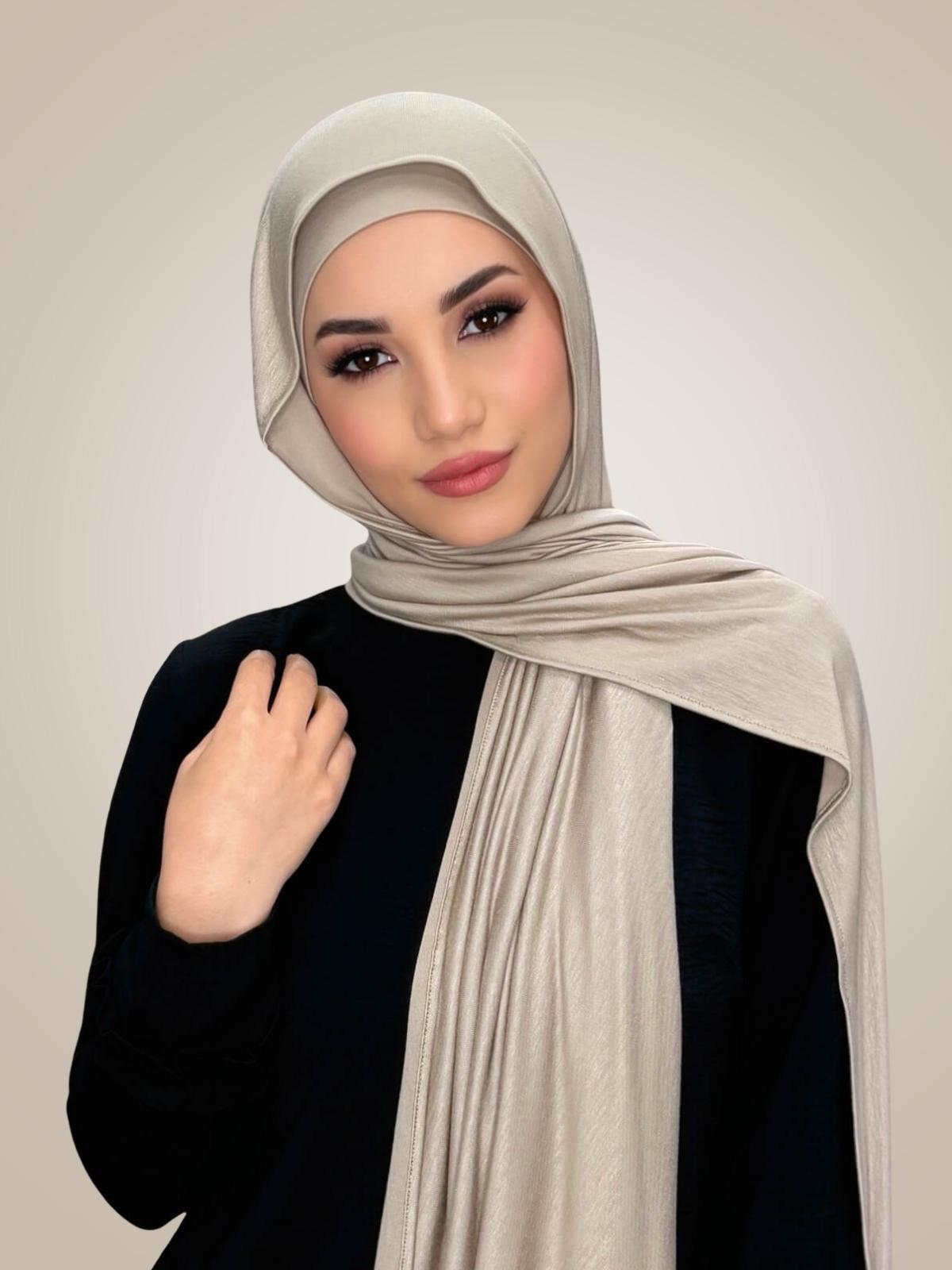 Premium Jersey Hijab-Vanilla