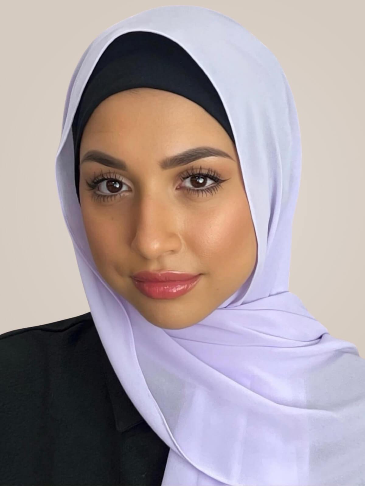 Classic Chiffon Hijab-Pale Purple