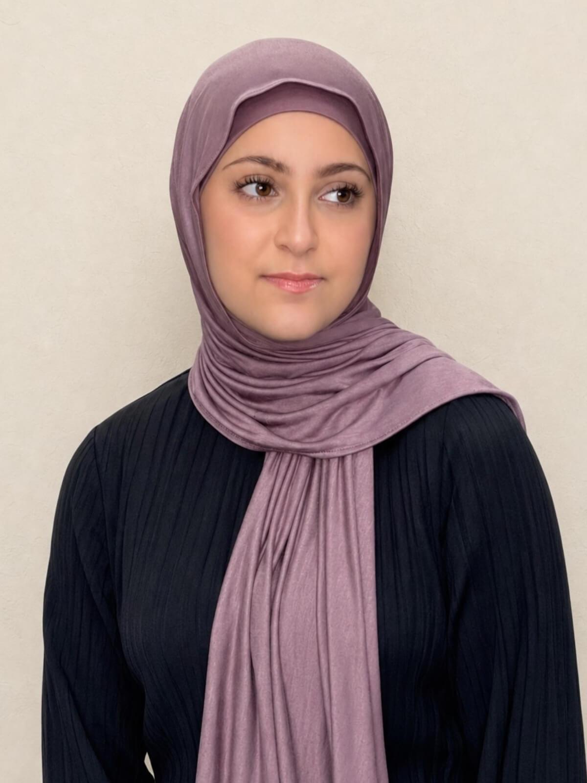 Modish girl Premium Jersey Hijab-Rose Taupe