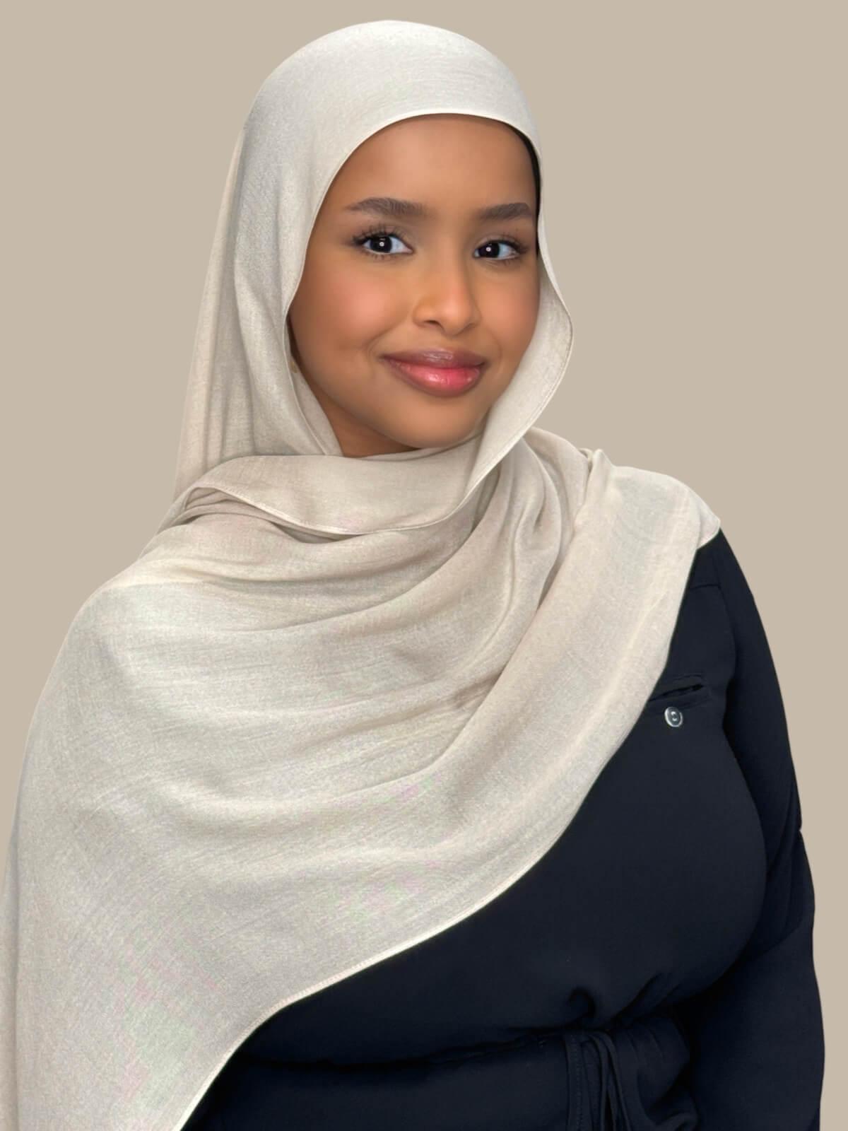 Cotton Modal Hijab-Sand