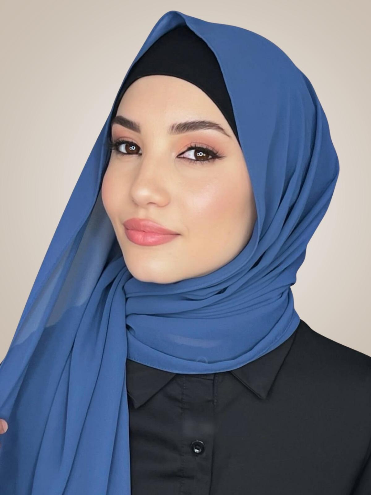 Luxury Chiffon Hijab-Spruce
