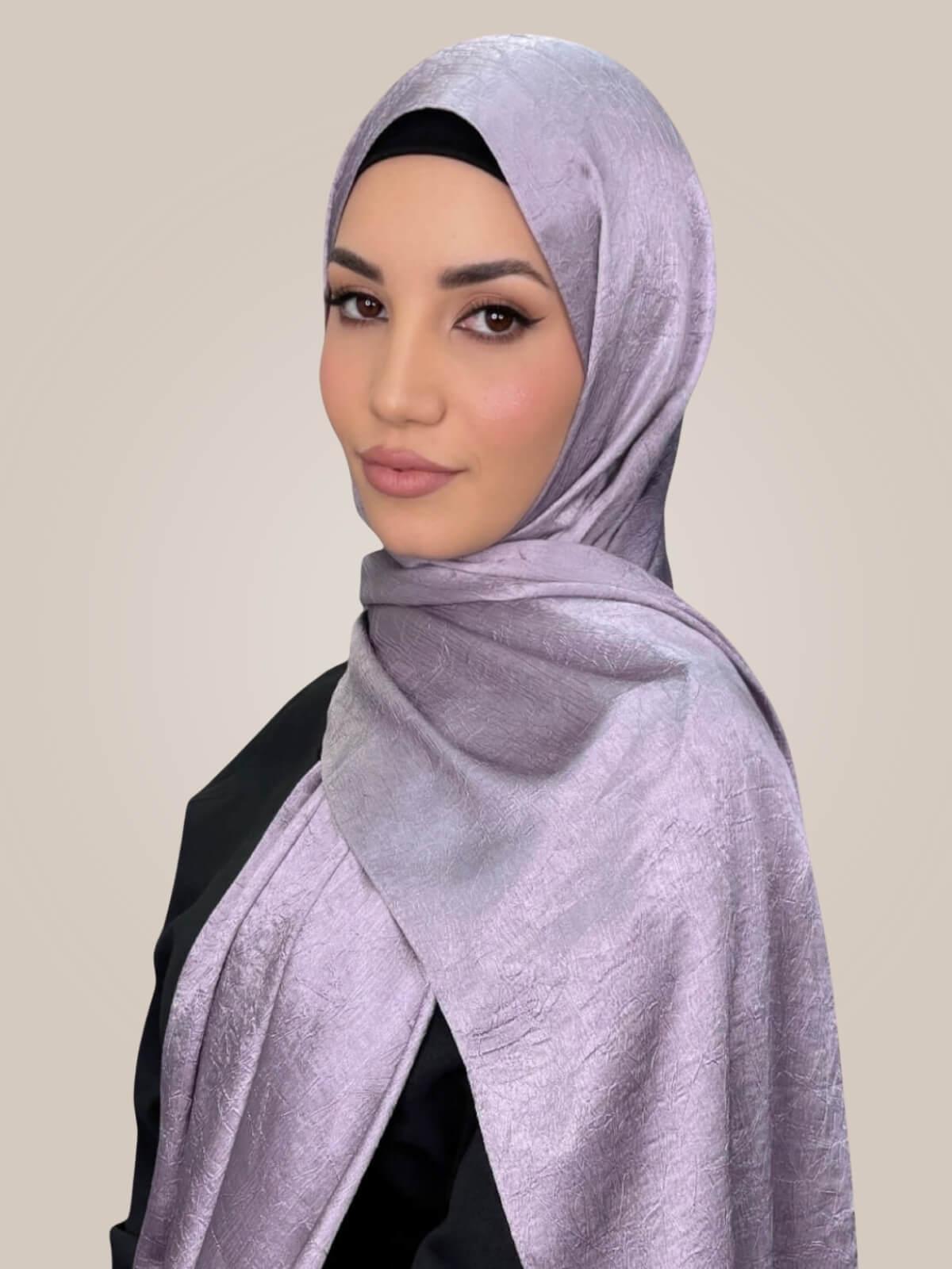 Classic Satin Hijab-Periwinkle