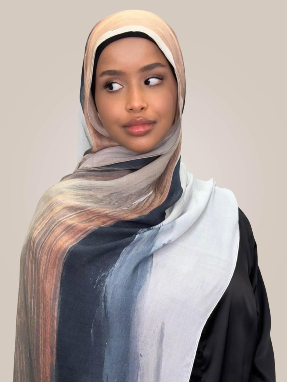Print Modal Hijab-Sahara Drift