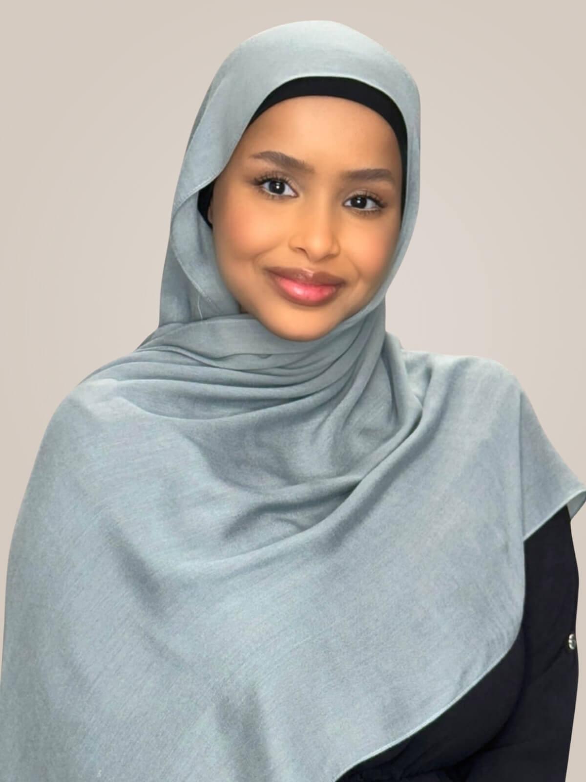 Cotton Modal Hijab-Fossil