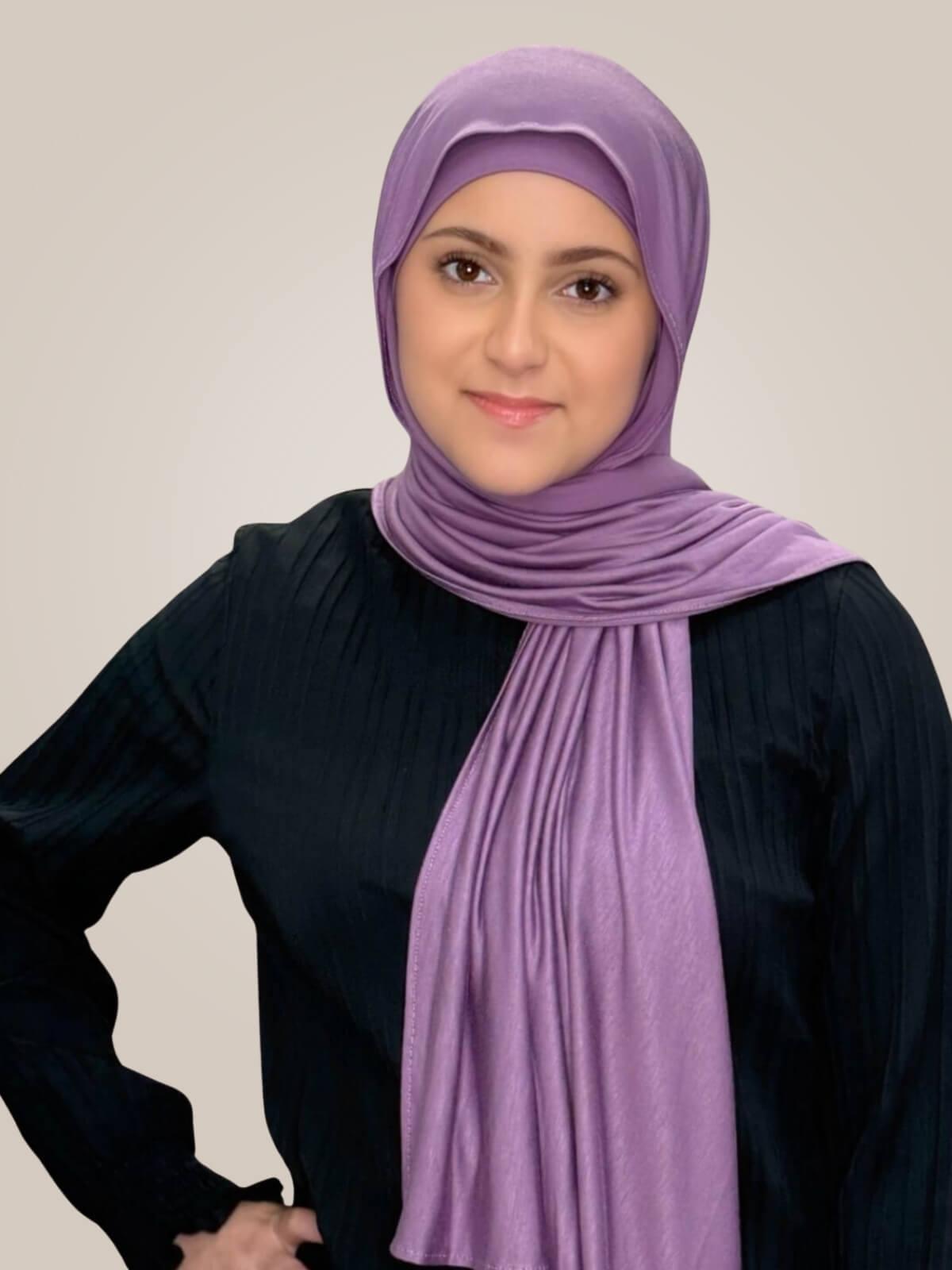 Modish Girl Premium Jersey Hijab-Mauve Taupe