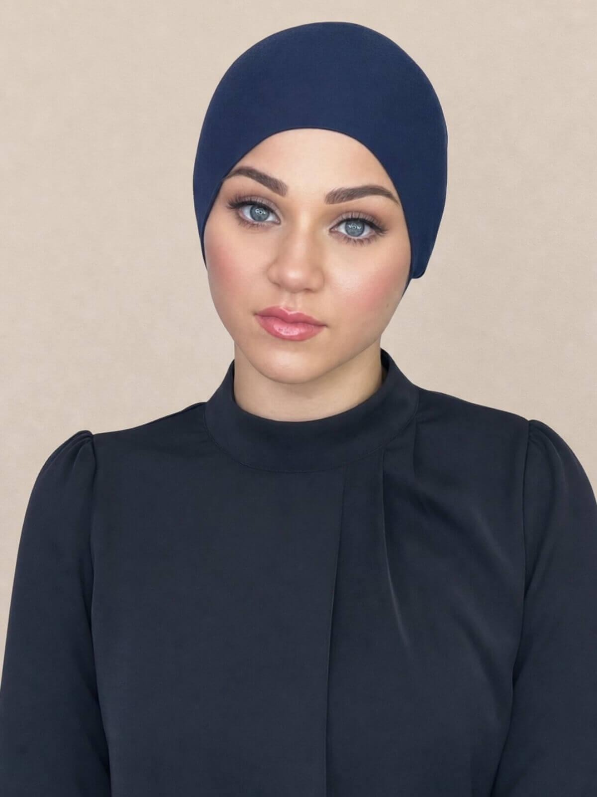 Premium Jersey Underscarf-Navy