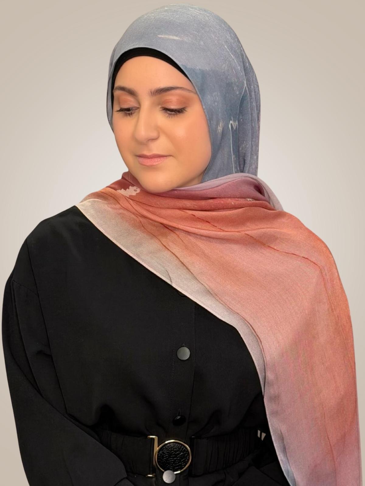Modish Girl Print Modal Hijab-Petra Rose