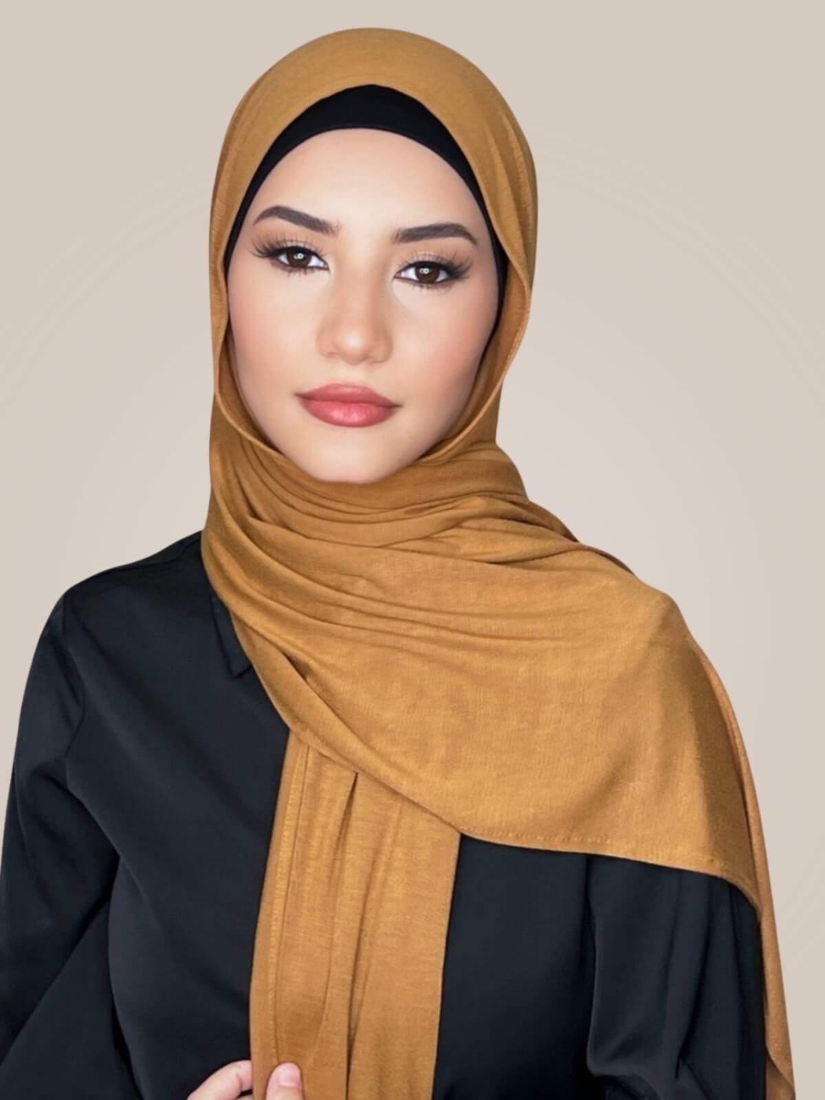 Classic Jersey Hijab-Goldenrod