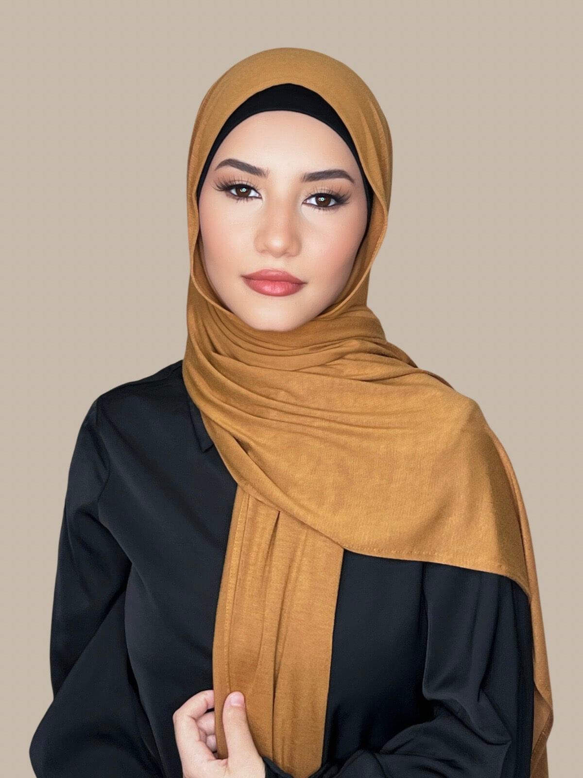 Classic Jersey Hijab-Goldenrod