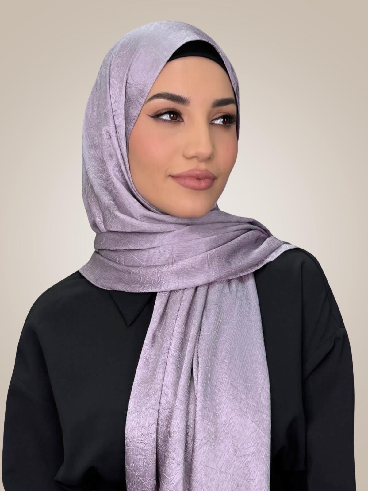 Classic Satin Hijab-Periwinkle