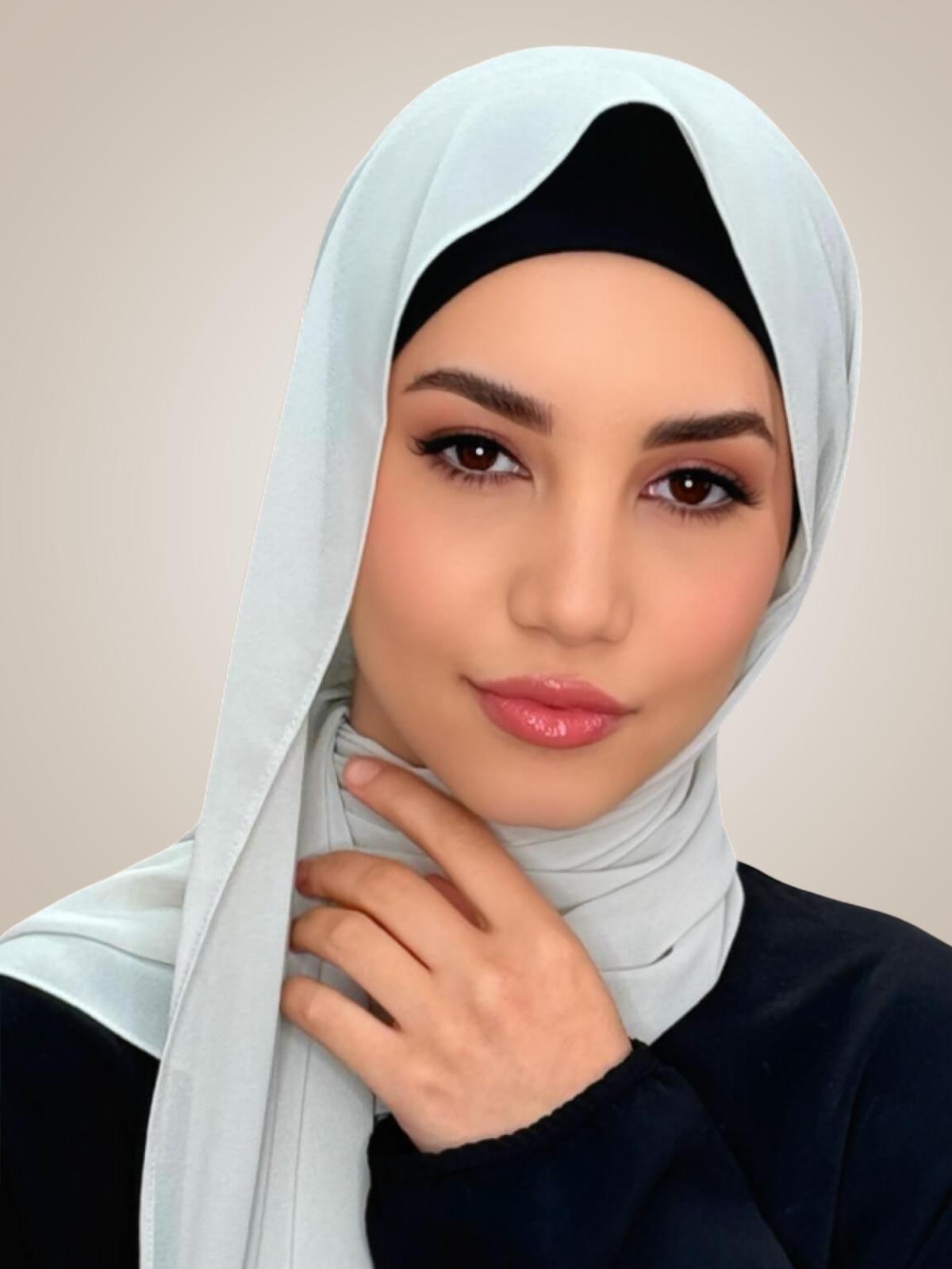 Classic Chiffon Hijab-Bone