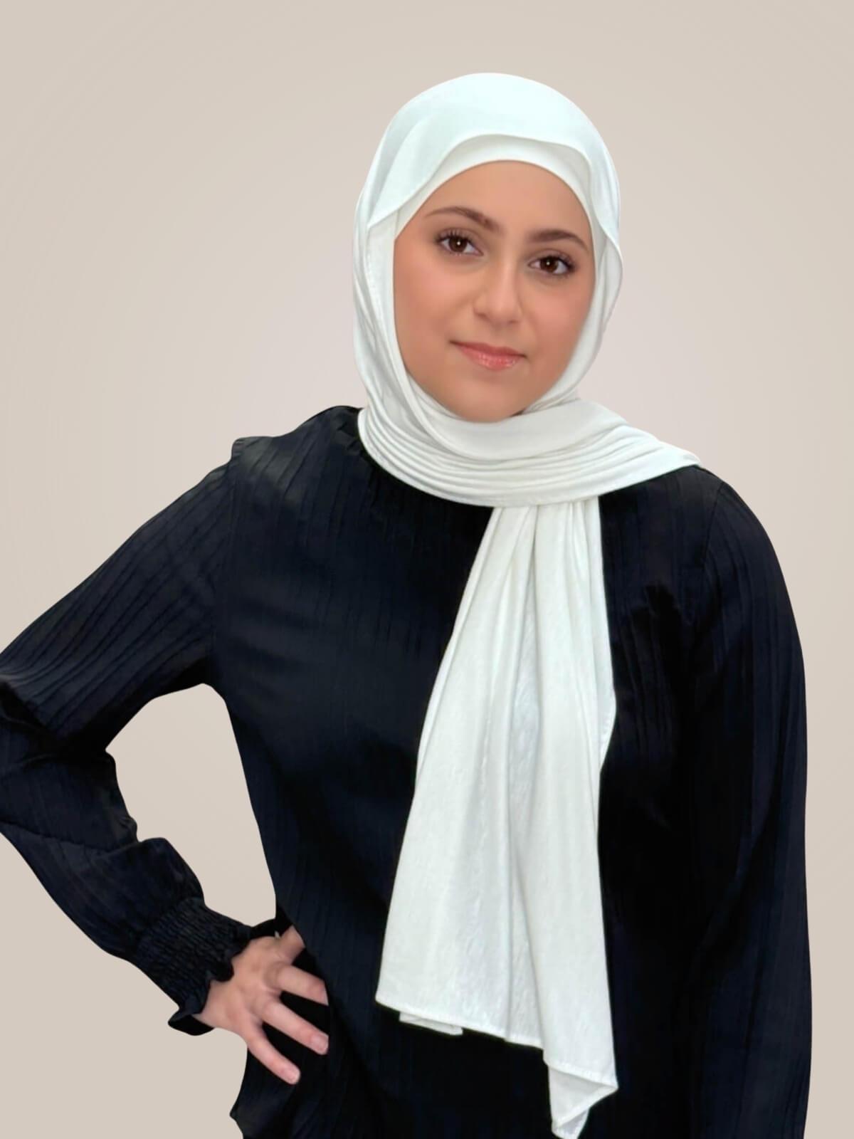 Modish Girl Premium Jersey hijab-Ivory