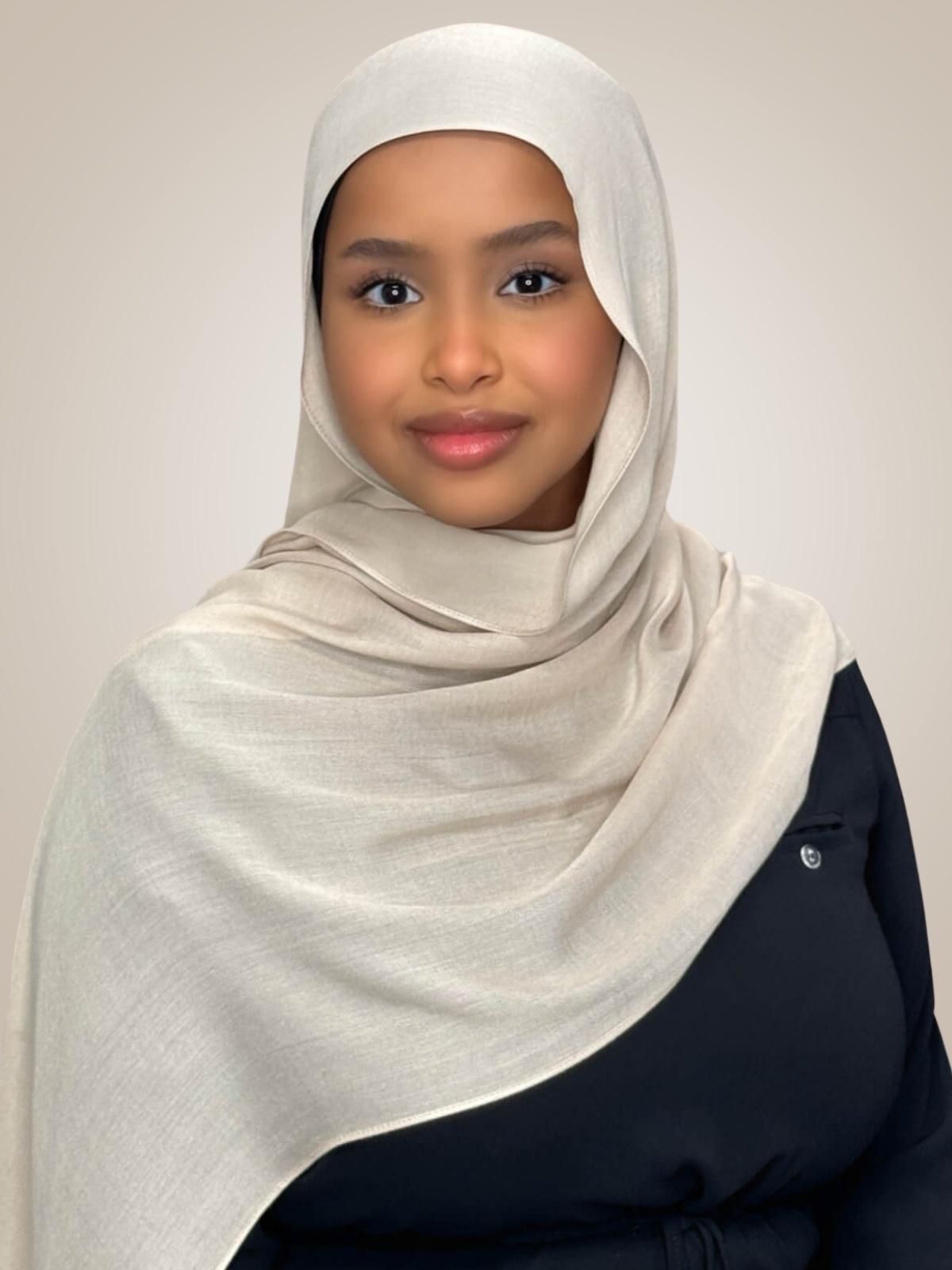 Cotton Modal Hijab-Sand