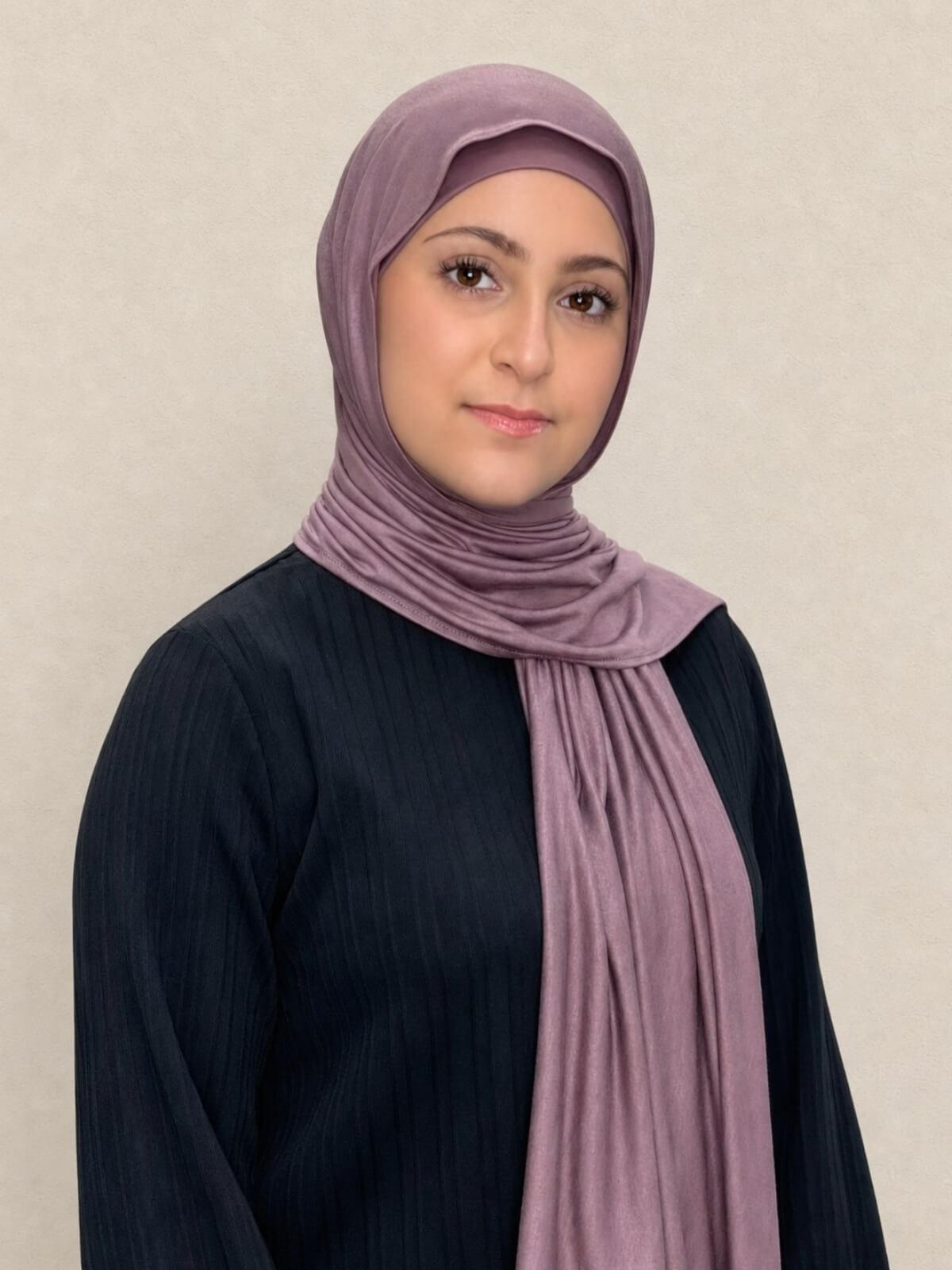 Modish girl Premium Jersey Hijab-Rose Taupe