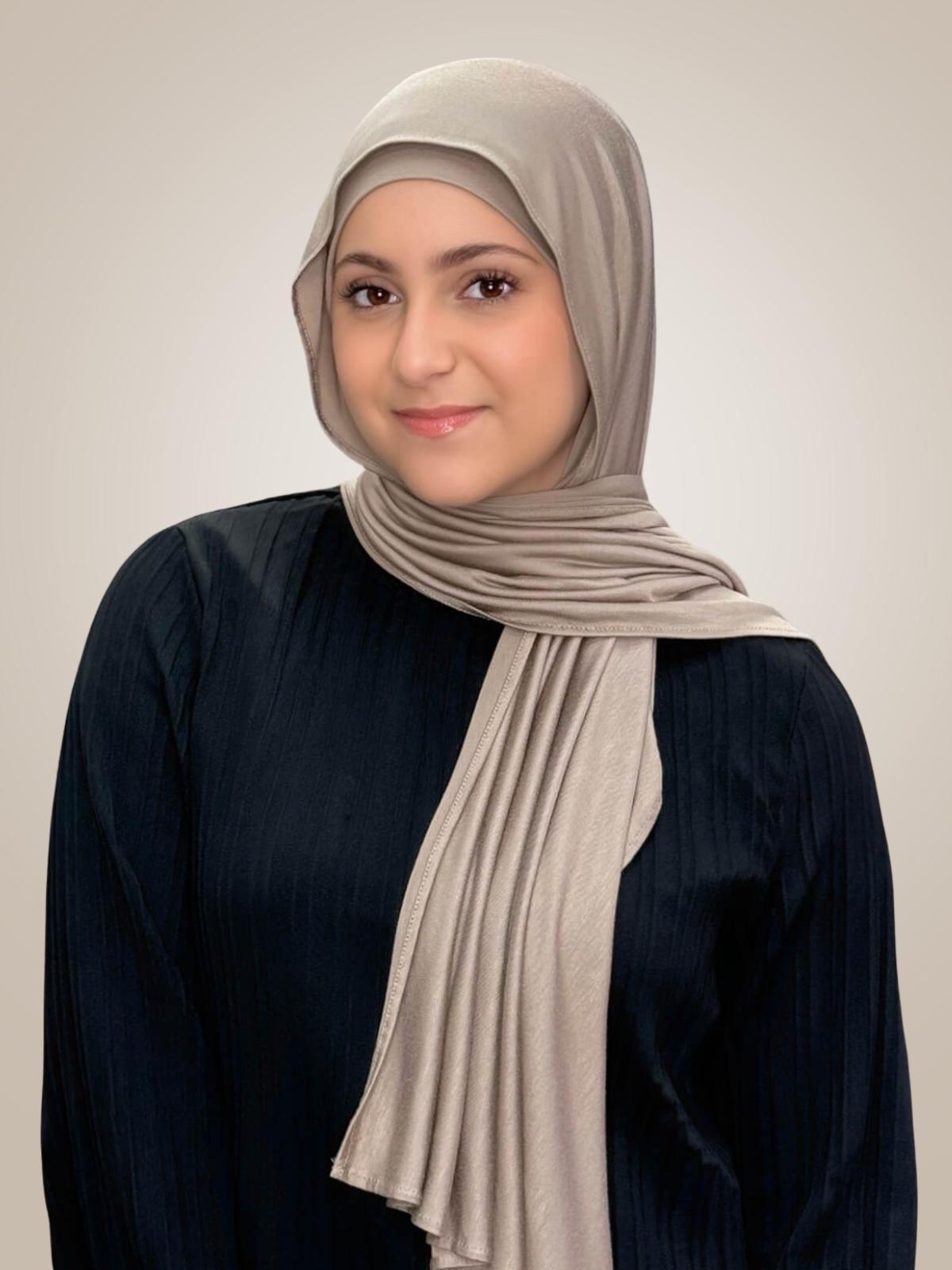 Modish Girl Premium Jersey hijab-Desert