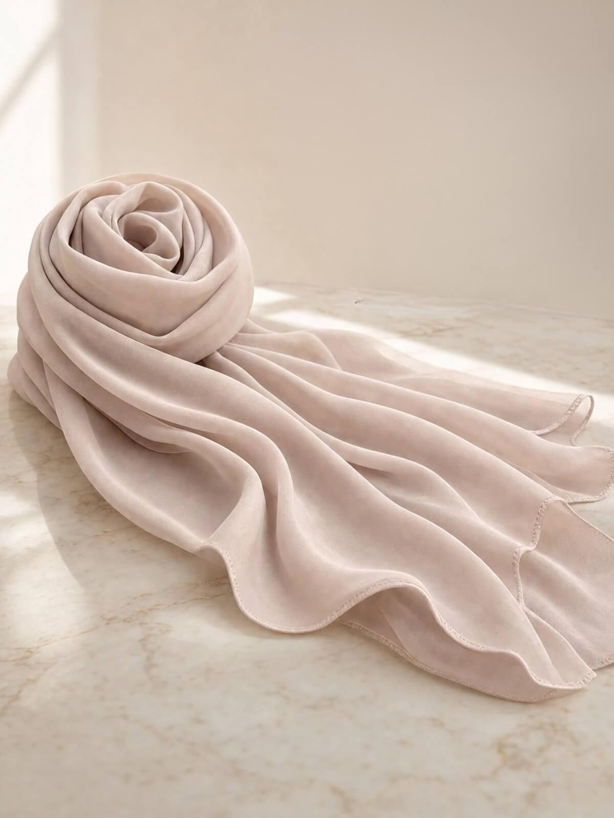 Luxury Chiffon Hijab-Oat
